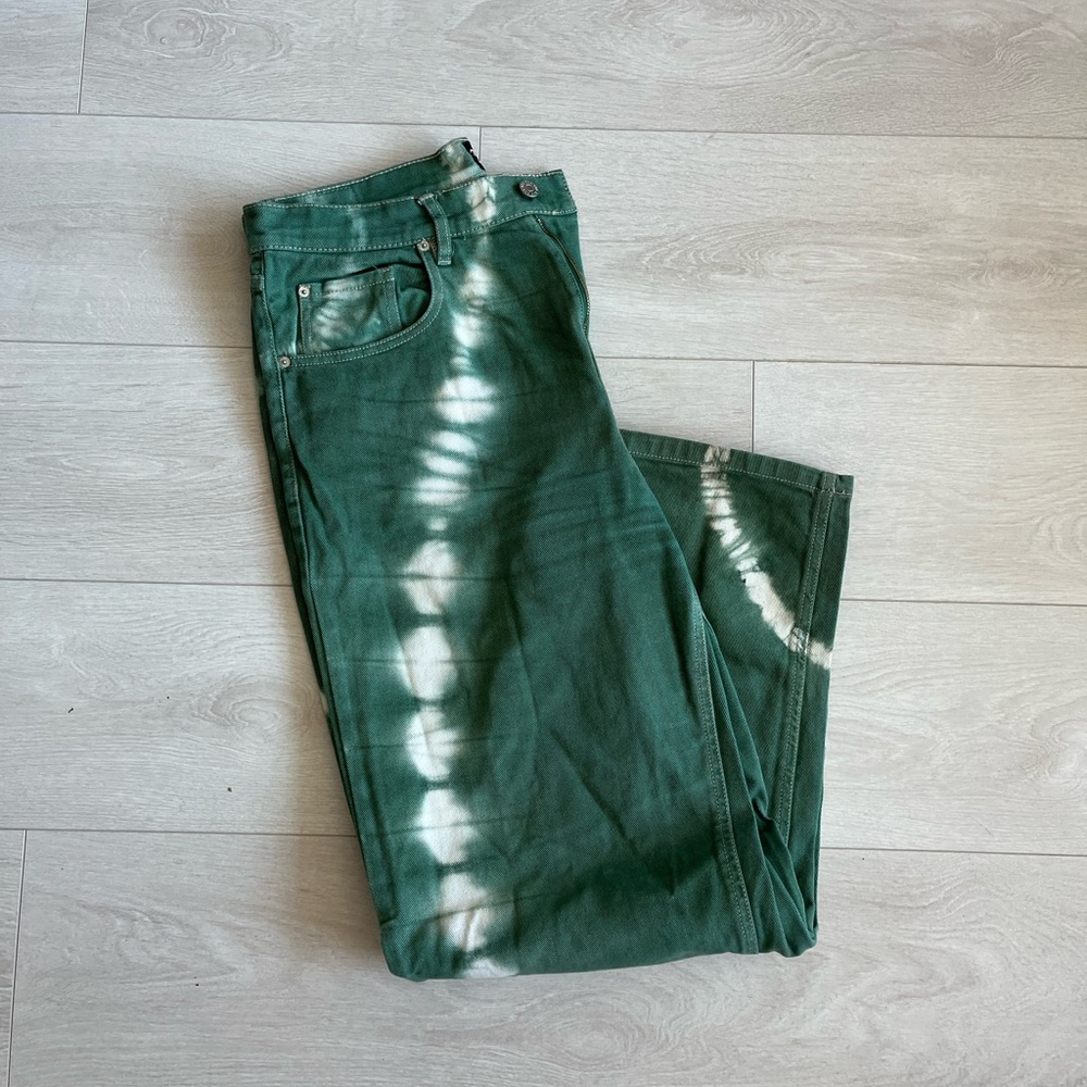 super cool green jeans